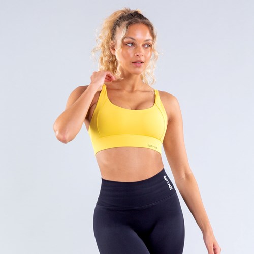 DFYNE Origin High-Support Sports Bra Matte Yellow | 1392467-FB