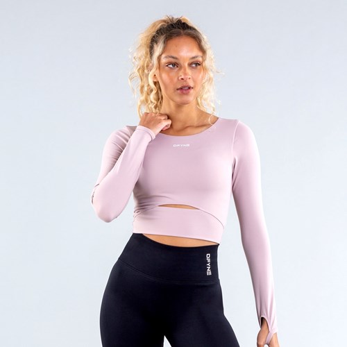 DFYNE Origin Long Sleeve Top Dusky Matte Pink | 5043728-WZ