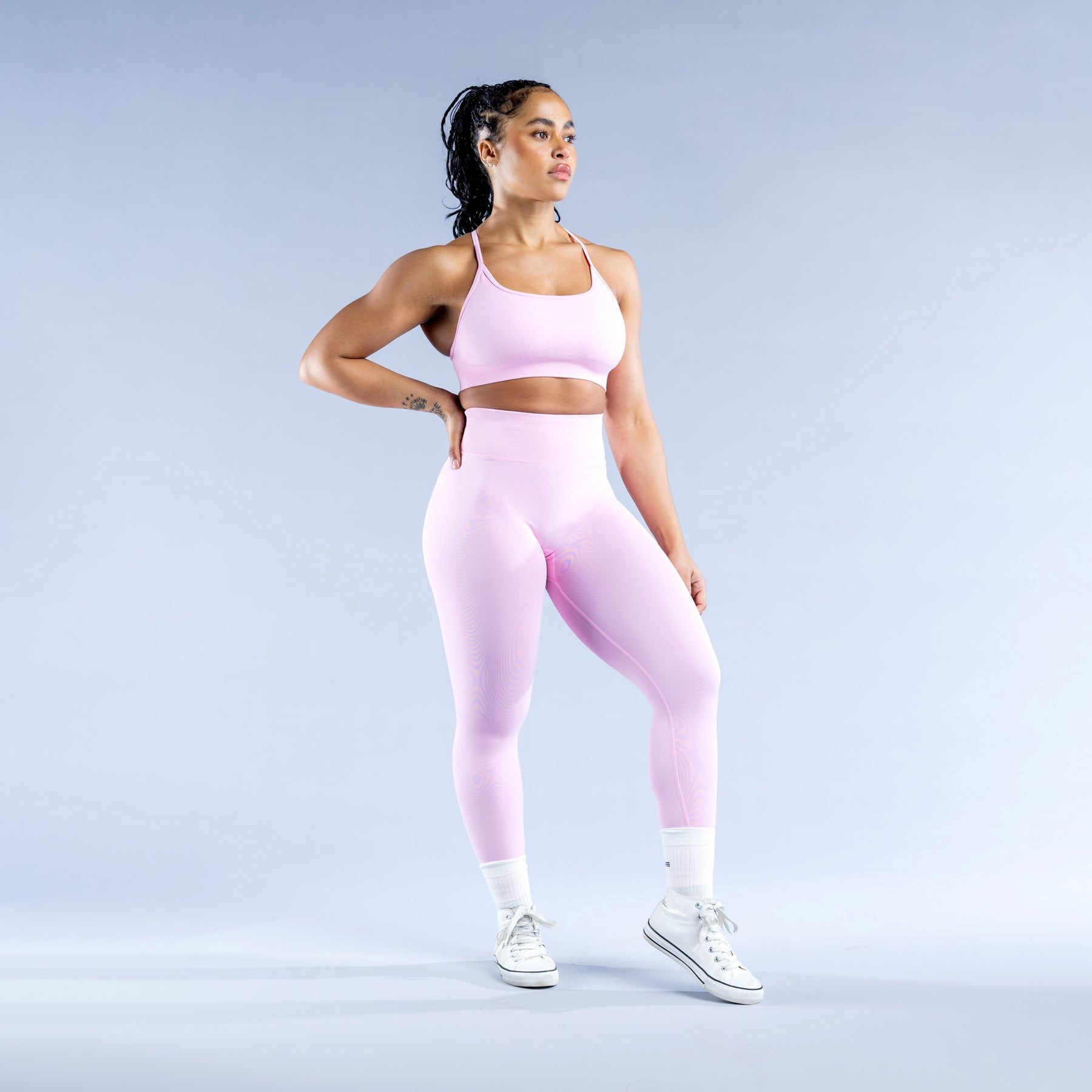 DFYNE Dynamic Backless Sports Bra Light Rose Pink | 0684317-OV