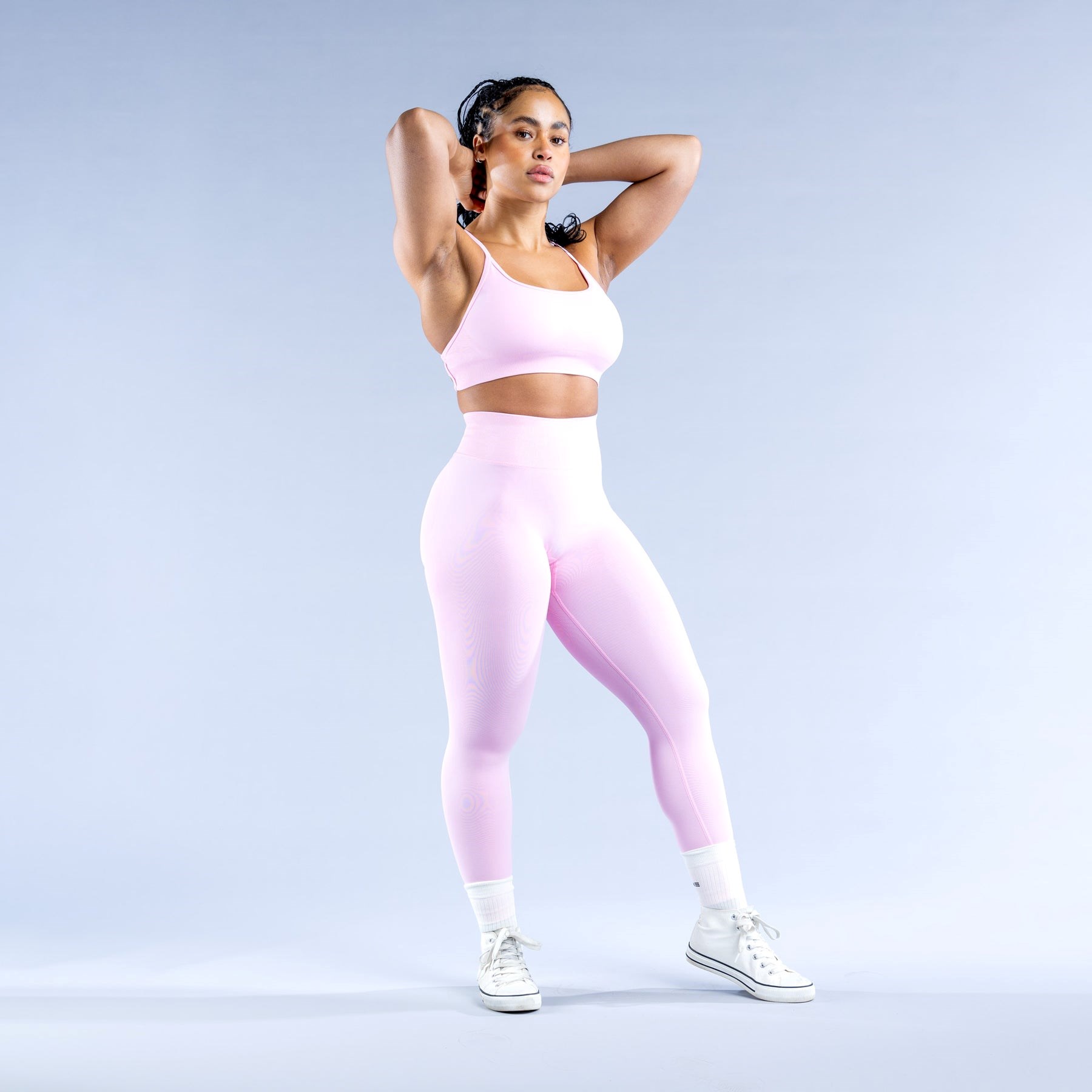 DFYNE Dynamic Backless Sports Bra Light Rose Pink | 0684317-OV