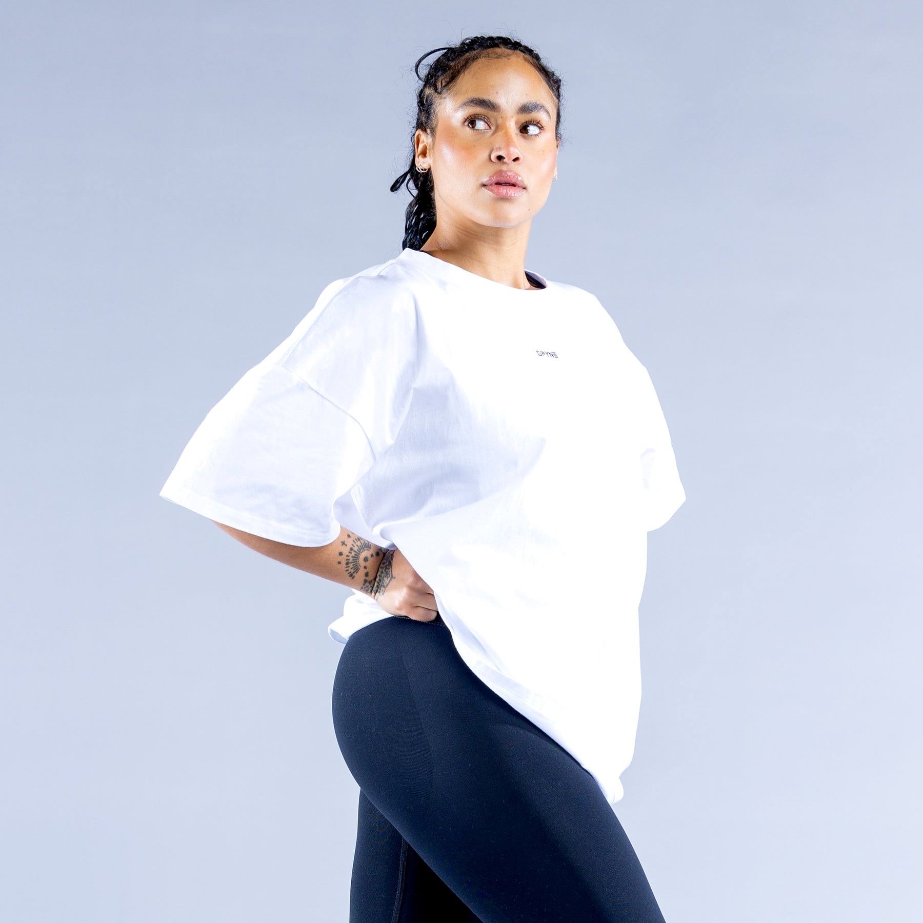 DFYNE Luxe Revive Oversized T Brilliant White | 8271063-FC