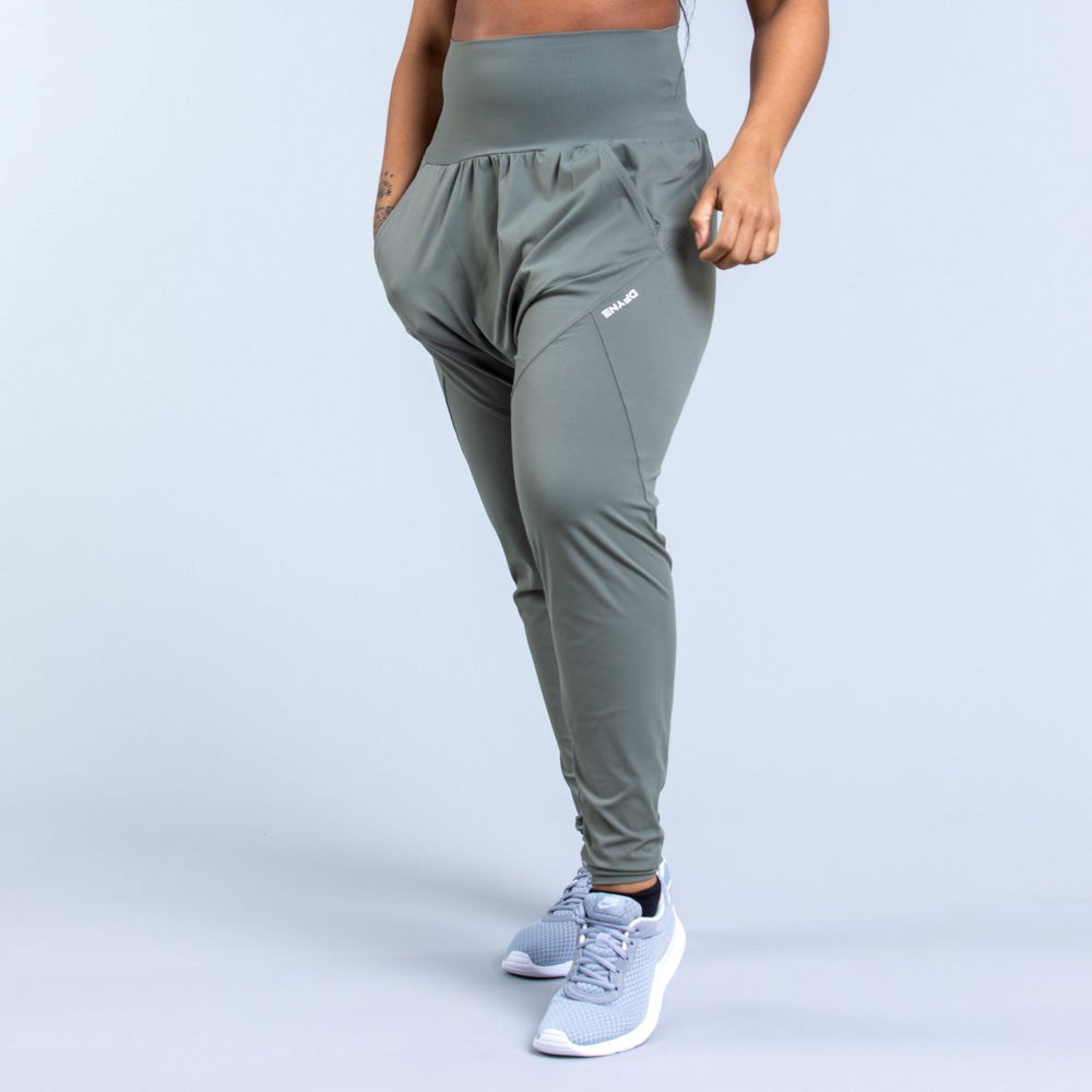 DFYNE Origin Harem Tapered Fit Joggers Moss Green | 7950423-BL