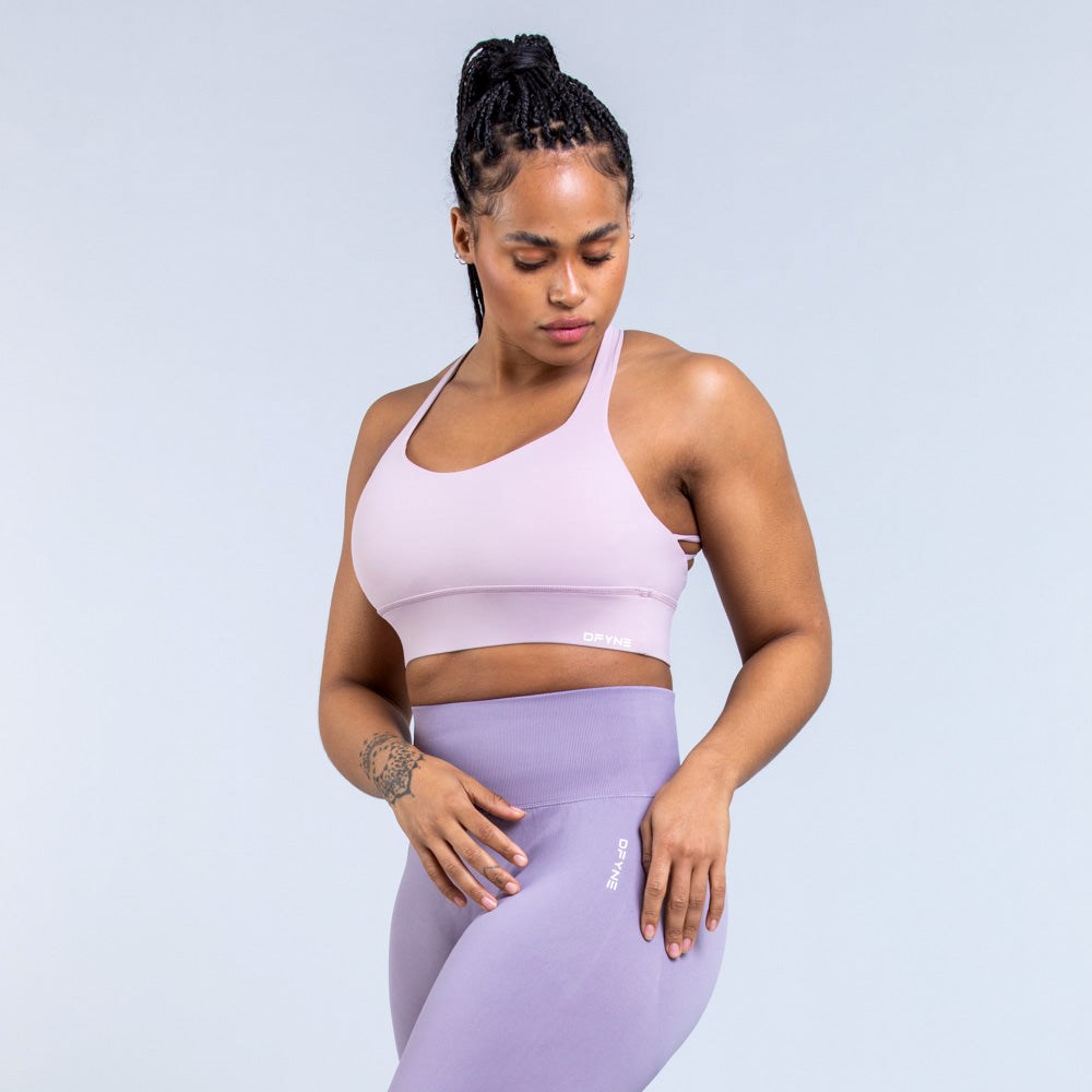 DFYNE Origin Medium-Support Sports Bra Smokey Purple | 7069254-GC