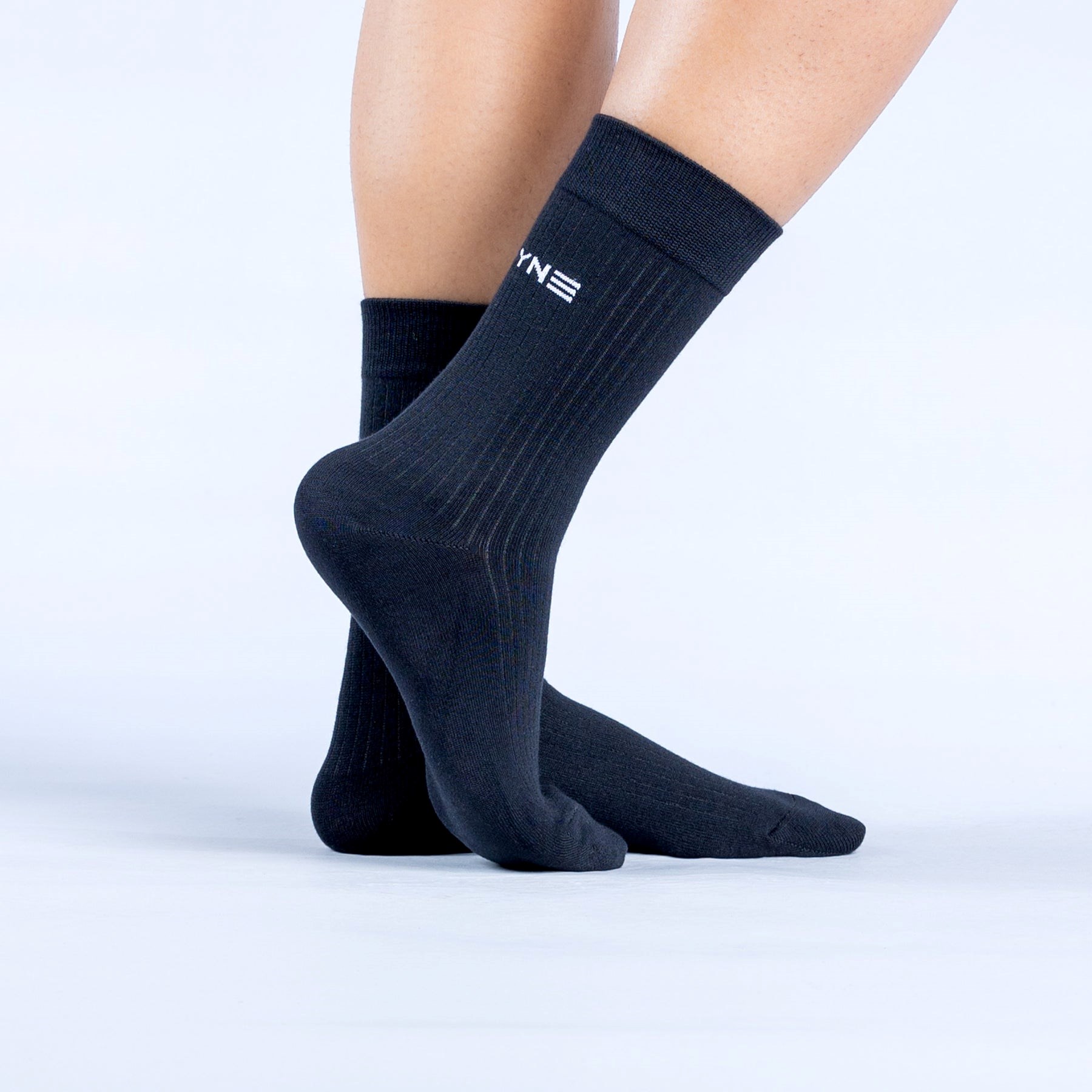 DFYNE Revive Crew Socks 3pk Black | 6248937-BF