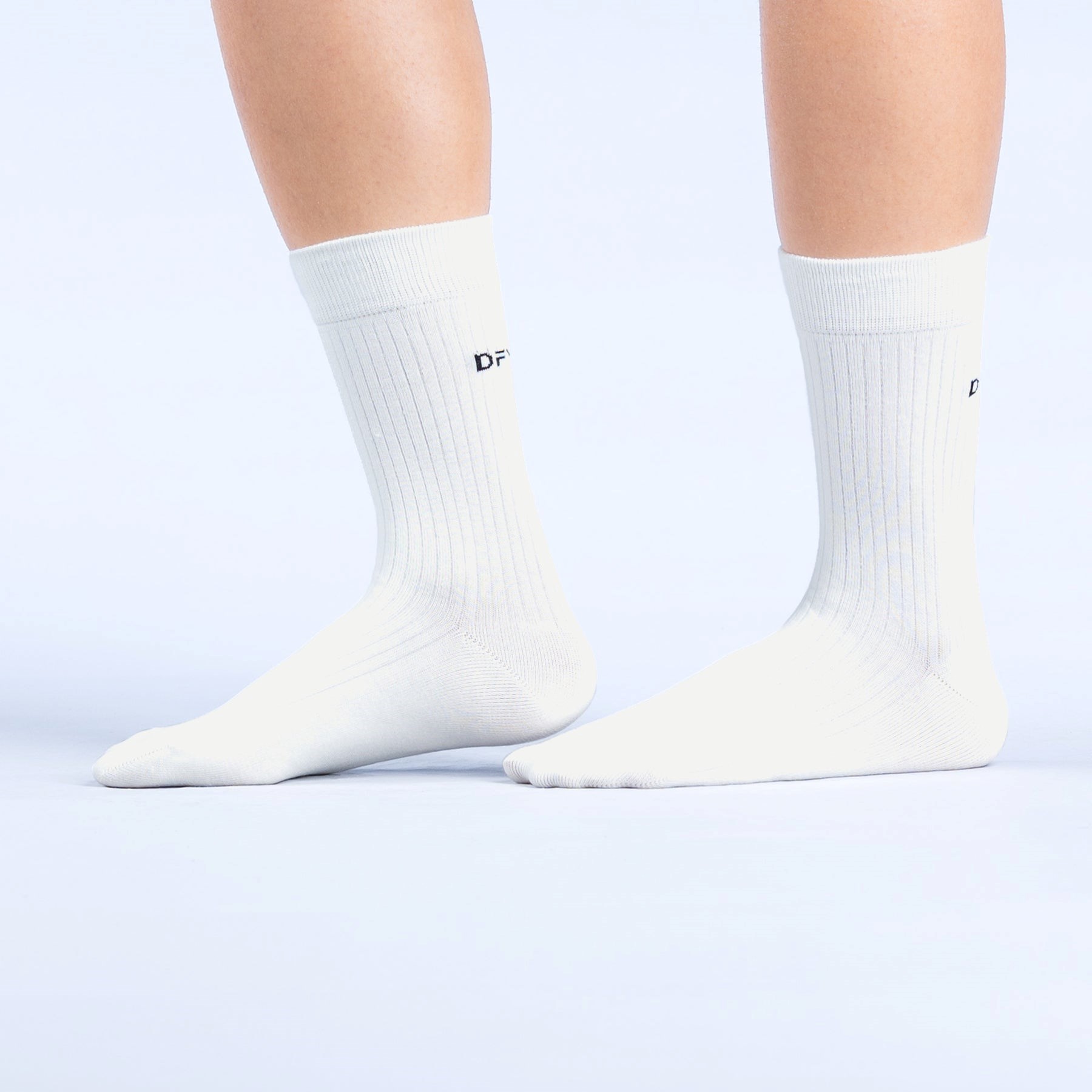 DFYNE Revive Crew Socks 3pk Off White | 6072498-AE